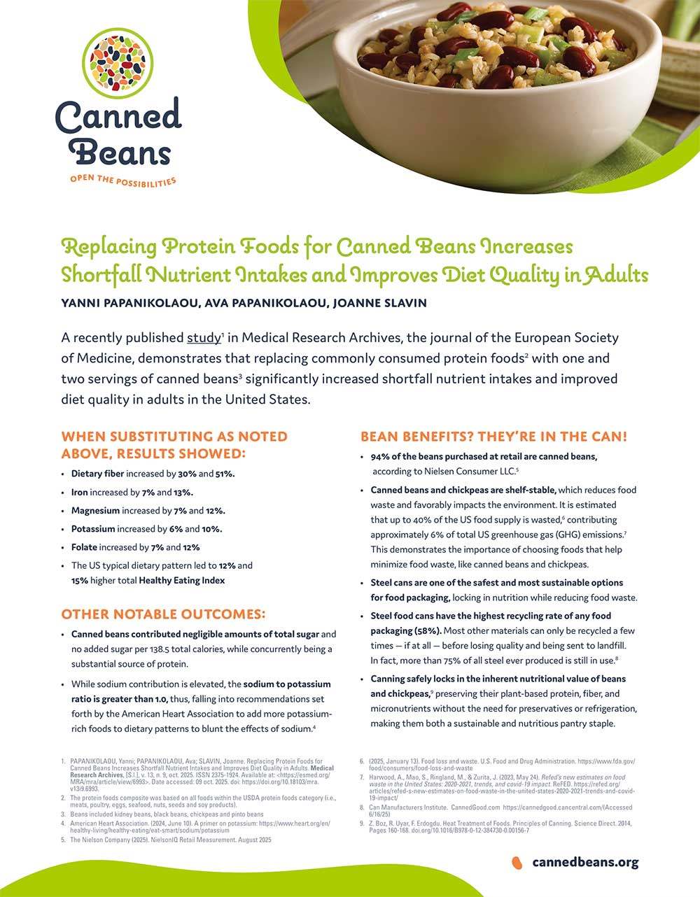 Fact Sheet: Replacing Protein Foods...